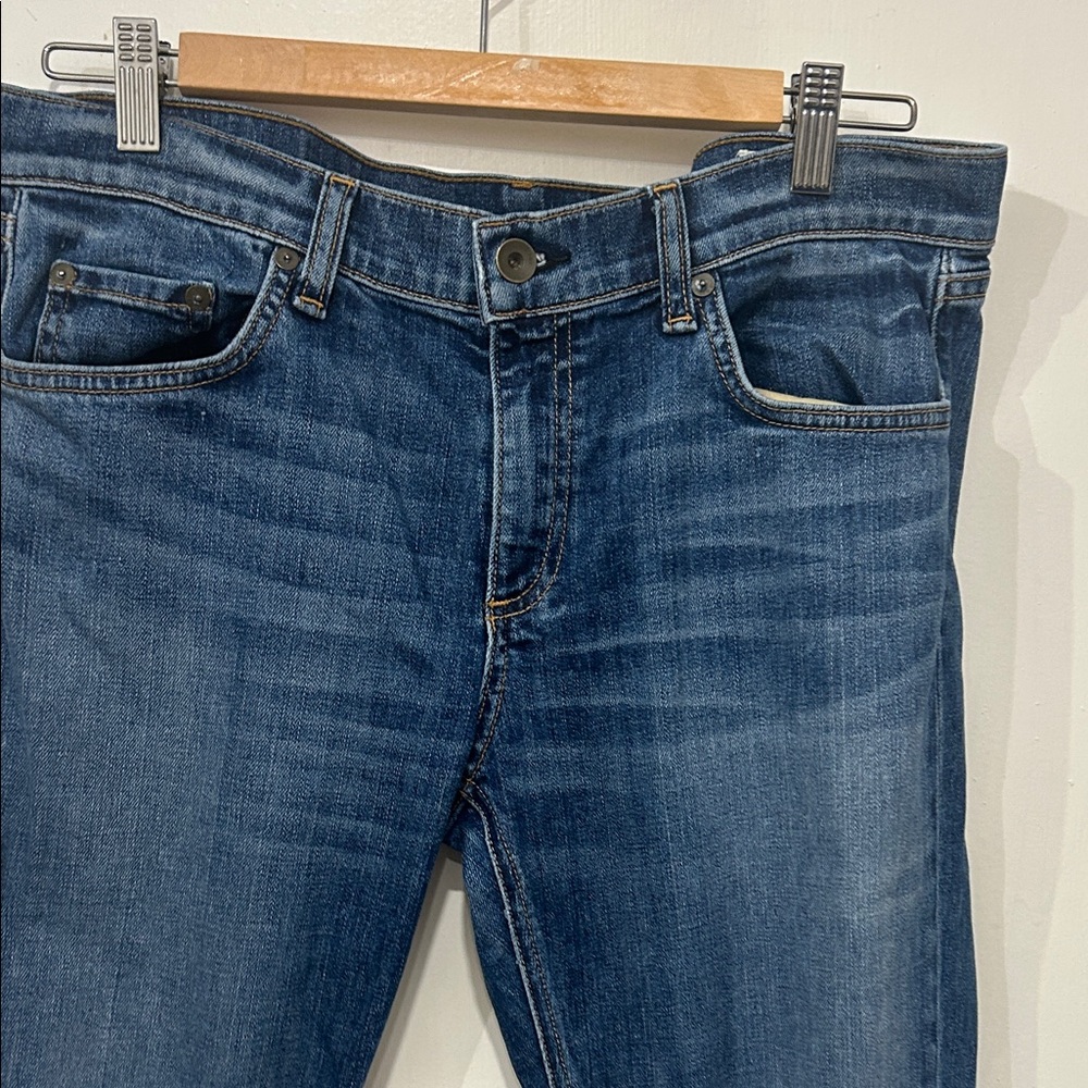 rag & bone Dark Blue Slim Jeans raw hem size 30 pre owned
